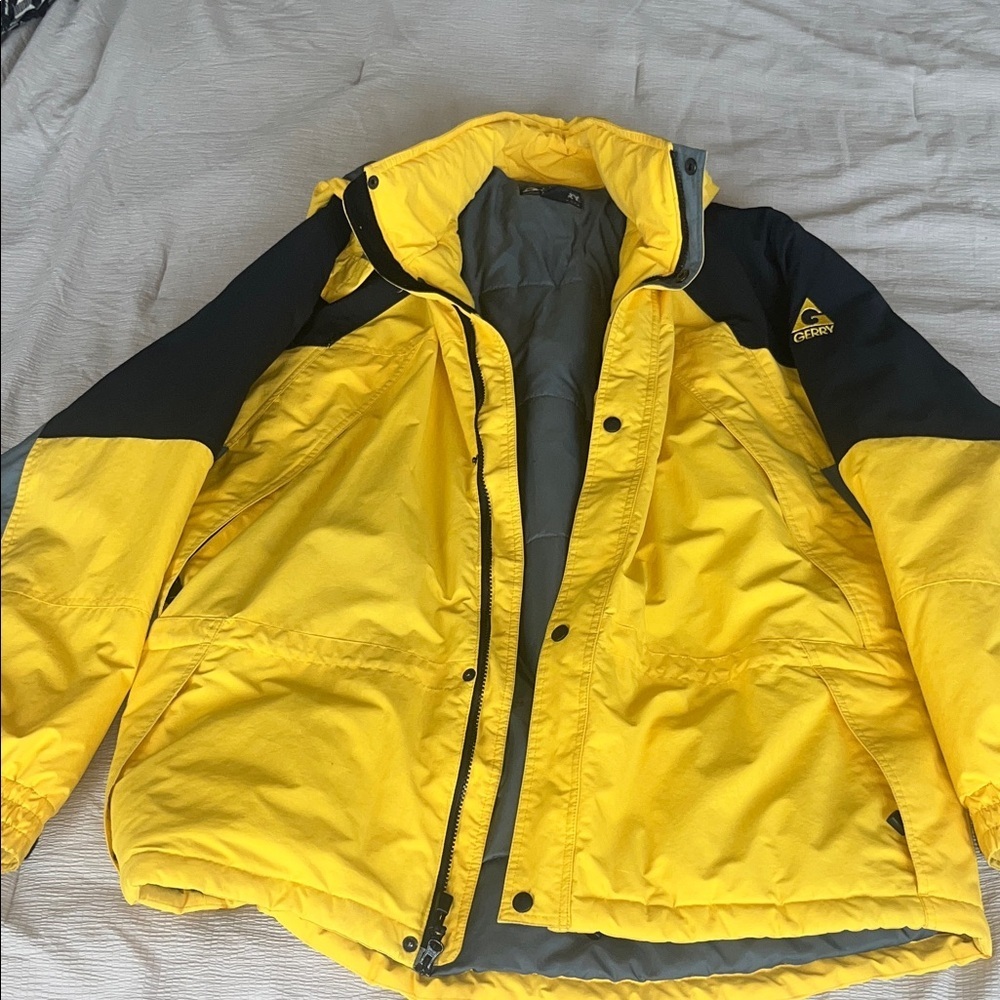 Gerry Men's Yellow and Black Jacket XL